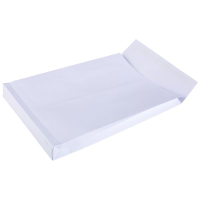 Koperta Jumbobag, biały, 130 g/m2, kraft, B4 250 x 356 x 40 mm, karton 250 szt