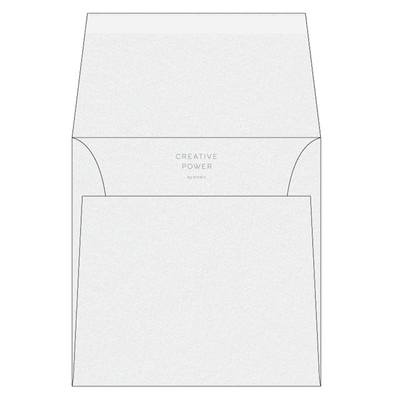 Koperta Rives Tradition, bright white, 120 g/m2, filcowane, 170 x 170 mm, bez okna,