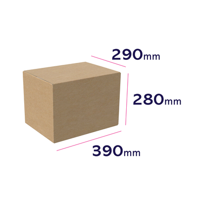 karton klapowy z automatycznym dnem Master'in Access 385 x 284 x 271 mm - wymiary zewnętrzne
