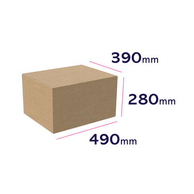 karton klapowy z automatycznym dnem Master'in Access 485 x 384 x 271 mm - wymiary zewnętrzne