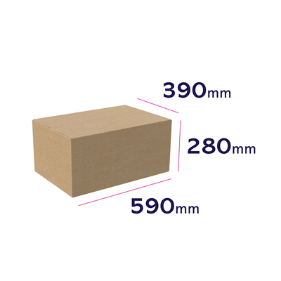 karton klapowy z automatycznym dnem Master'in Access 585 x 384 x 271 mm - wymiary zewnętrzne