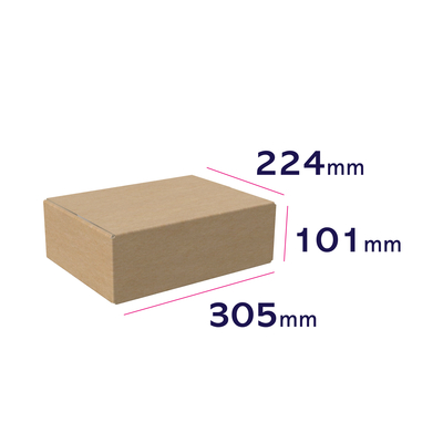 karton automatyczny z samoprzylepnym zamknięciem 305 x 224 x 101 mm - wymiary
