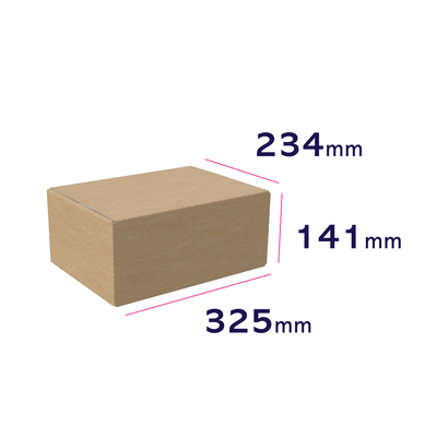karton automatyczny z samoprzylepnym zamknięciem 325 x 234 x 141 mm - wymiary