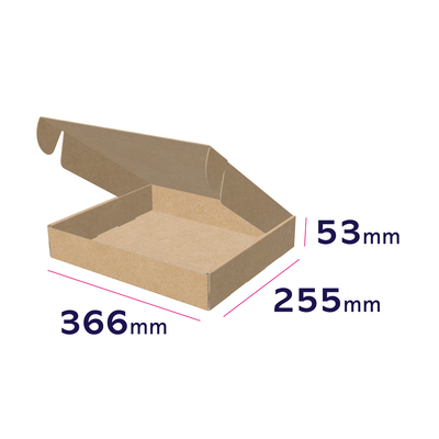 karton fasonowy z samoprzylepnym zamknięciem 350 x 250 x 50 mm - wymiary zewnętrzne