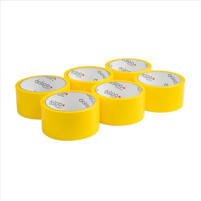 taśma PP żółta - 6pack