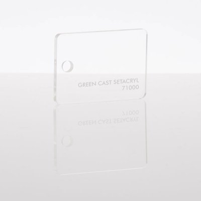 Akryl wylewany Setacryl Greencast, transparent, błysk, 10 x 2020 x 3020 mm