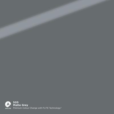 Folia samochodowa Arlon PCC, 505 matte Grey, mat, 1524 mm x 25 m