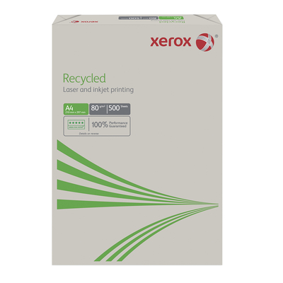 Papier Xerox Recycled, 80g/m2, 210 x 297mm, A4, LG, ryza 500 ark, 003R91165
