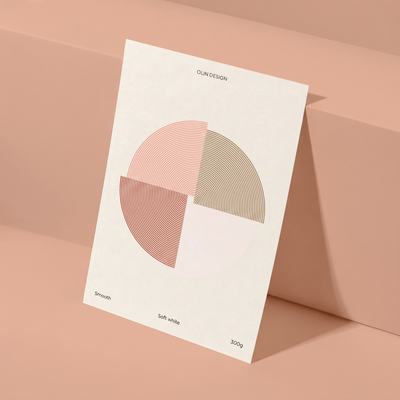 Papier Olin Design Smooth, 100 g/m², Soft White, 720 x 1020 mm, B1+, LG