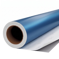 Folia samochodowa Arlon PCC, 555 matte Aluminium Blue, mat, 1524 mm x 25 m