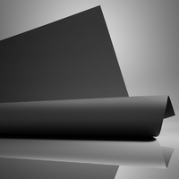 Papier Keaykolour Leather, Black, 340 g/m², 700x1000 mm, B1, LG