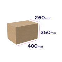 karton automatyczny z samoprzylepnym zamknięciem 400 x 260 x 250 mm - wymiary