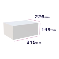 karton klapowy Master'in Access 345 x 244 x 141 mm - wymiary