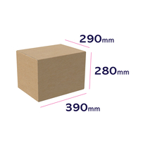 karton klapowy z automatycznym dnem Master'in Access 385 x 284 x 271 mm - wymiary zewnętrzne