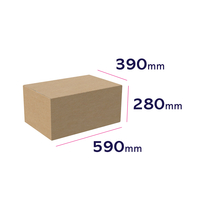 karton klapowy z automatycznym dnem Master'in Access 585 x 384 x 271 mm - wymiary zewnętrzne