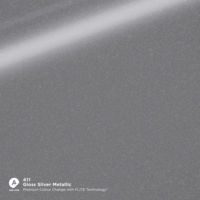 Folia samochodowa Arlon PCC, 411 Gloss Silver metallic, błysk, 1524 mm x 25 m