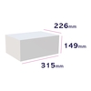 karton klapowy Master'in Access 345 x 244 x 141 mm - wymiary