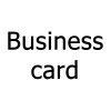 Business card logo
