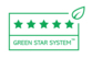 Produkt o ocenie 5  gwiazdek "systemu opakowań Green Star" oznacza, że jest w całości wykonany z materiałów przetworzonych (PIR+PCR) lub odnawialnych, jest technicznie nadający się do recyklingu i zgodny z rozporządzeniem REACH.