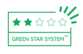 2 gwiazdki przyznane produktowi w „Antalis Green Star System™ dla Visual Communication” oznaczają, że jest albo wykonany z surowca kopalnego, który ma niską zdolność do recyklingu, albo z materiału pochodzenia odnawialnego lub pochodzenia biologicznego, który nie nadaje się do recyklingu.