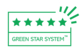 5 gwiazdek przyznanych produktowi w  „Antalis Green Star System™ dla Visual Communication” oznacza, że został on wyprodukowany z surowca pochodzącego z recyklingu, a dodatkowo zachował wysoką zdolność do recyklingu.