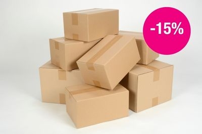 Pudła 15% taniej.